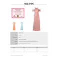 thumbnail image 2 of FashionOutfit Women's Bridesmaid Wedding Solid Ruffle Sleeve Maxi Dress Made in USA, 2 of 2
