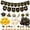 Black, variant on Graduation Party Class of 2026 Decorations,Congrats Grad Banner,Graduation Hanging Swirl, Balloons and Cupcake Toppers for Graduation Party Supplies Blue