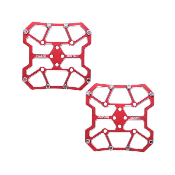 Sonducket Pedal de bicicleta de 2 piezas, accesorios de repuesto universales, componente profesional modificado, ajuste de ciclismo, reemplazo de pedales Ciclismo Rojo Sonducket OD025830-02B