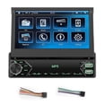 thumbnail image 1 of 1 Din Touchscreen Car Stereo 7 Inch Flip Out Screen Car Radio Bluetooth FM Radio Mirror Link Car Aud, 1 of 5
