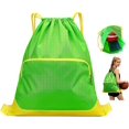 thumbnail image 1 of REJODA-Drawstring Backpack - Foldable Large Gym Sports Bag for Basketball & Soccer with Pull String (Sac de Sport), 1 of 4