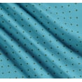 thumbnail image 3 of Soimoi Blue Cotton Cambric Fabric Polka Dots Decor Fabric Printed Yard 42 Inch Wide, 3 of 7