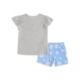 thumbnail image 2 of Wonder Nation Girls Short Sleeve and Short Pajamas Set, 2-Piece, Sizes 4-18 & Plus, 2 of 2