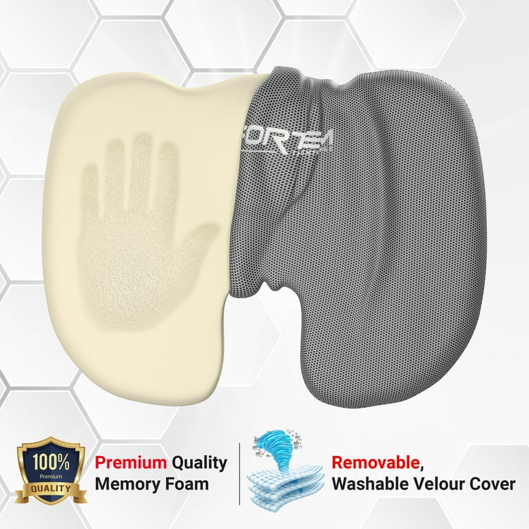 Fortem seat cushion and lumbar clearance support