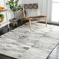 thumbnail image 2 of SAFAVIEH Berber Leland Abstract Shag Area Rug, 9' x 12', Grey/Ivory, 2 of 8