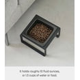 thumbnail image 4 of Yamazaki Home Single Pet Food Bowl - Two Styles, Black, Steel + Ceramic, Tall, 1.25, Dishwasher Safe (Bowls Only), No Assembly, 4 of 6