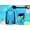 Blue, variant on 5 LT Waterproof Dry Bag with Transparent Window