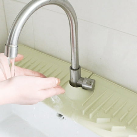 

New Silicone Pad 60cm Long Simple Square Drying Pad Countertop Faucet Splash Proof Pad