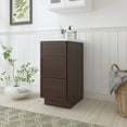 thumbnail image 2 of Vanity Art 15" W Birch Plywood Freestanding Single Base 3 Drawers Storage Cabinet, 2 of 9