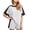 shorts set 1#BK1, variant on WAYUTE Womens Shorts Set Plus Size Casual Summer Patchwork Color Short Sleeve T Shirt and Shorts Athletic 2 Piece Sports Outfit Outfit Sets