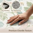 thumbnail image 6 of ODIKA 5'x7' Pastel Floral Elegance with Nature Motifs Washable Area Rug Enchanting Garden and Wildlife Artistry Design Easy Care, Non-Shedding, Pet Friendly, for Small Living Room, Bedroom, 6 of 7