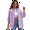 Light Purple, variant on Womens Denim Jackets Coat Distressed Jean Jackets Button Down Vintage Western Trucker Jacket Frayed Hem Pockets