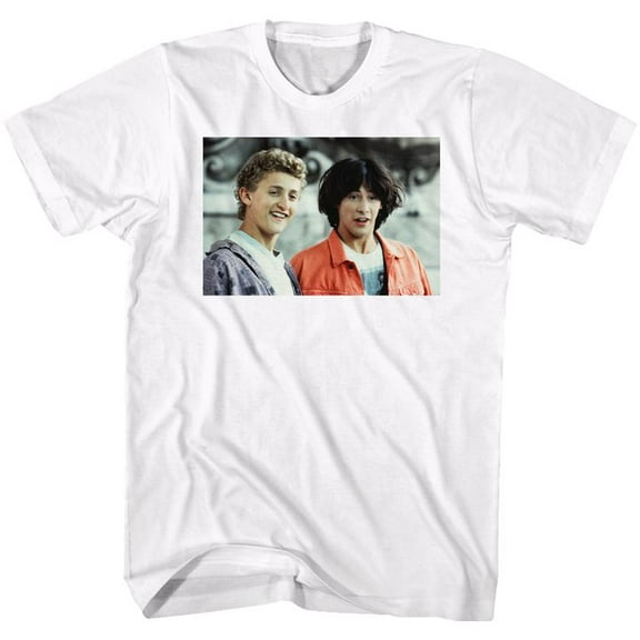 Bill And Ted The Dudes White Adult T-Shirt 6Xl