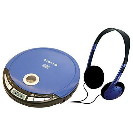Craig Personal CD Player with Headphones and LCD (Best Budget Cd Player Reviews)