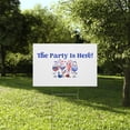 thumbnail image 5 of July 4th The Party Is Here Plastic Yard Sign, 5 of 6