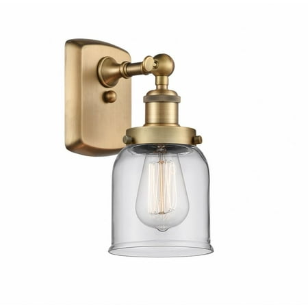

Innovations 916-1W-BB-G52 Small Bell 1 Light Sconce part of the Ballston Collection Brushed Brass