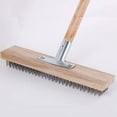 thumbnail image 4 of Long handle hard steel wire cleaning brush, 4 of 5
