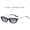 Black Frame Gradient Gray, variant on New European and American fashion small-frame cat-eye sunglasses, personalized trendy street style sunglasses for men and women, stylish and versatile