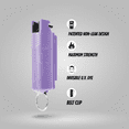 thumbnail image 3 of Pepper Spray Keychain with Belt Clip for Safety, 16 ft Range, 2 pack Lilac, Self Defense by Guard Dog Security, 3 of 8