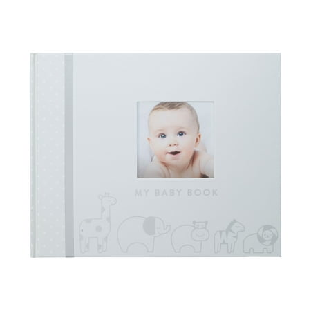 UPC: 0698904890232 | Pearhead Animals Baby Book  Gray