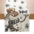 thumbnail image 3 of Linen table mat small tablecloth  table mat  table runner new Christmas decoration creative printing dining table, 3 of 7