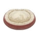 thumbnail image 1 of Cama Para Perro Con Borrega Chica Color Rosa Malva Importadora La Merced Base Con Goma Antiderrapante, 1 of 3