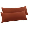 thumbnail image 1 of Unique Bargains Microfiber Body Pillow Cases Silky-Soft Pillowcase Envelope Closure 2pcs, 1 of 9