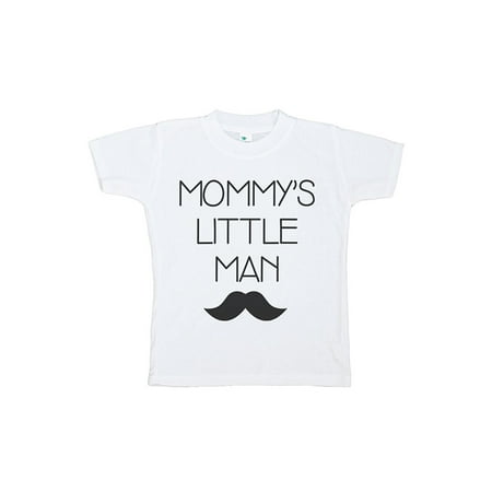 Custom Baby Shirt - Custom Party Shop Baby Boy's Mommy's Little Man Mustache T-shirt - Black / XL Youth (18-20) T-shirt