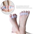 thumbnail image 3 of Toe Spreaders & Separators, Fast Pain Relief from Hammertoe & Bunions, Latex-Free Rubber Toe Stretchers Used for Nighttime, Yoga, Exercise, 1 Pairs, 3 of 5