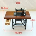 thumbnail image 3 of 1/6 Miniature Sewing Machine Furniture Model Simulation Decoration, 3 of 8