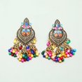 thumbnail image 1 of Pendientes de borlas de moda de joyería Pendientes de personalidad de aleación bohemia Pendientes de mujer, 1 of 6