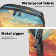 thumbnail image 4 of Surfing Oxford Fabric Waterproof Digital Bag Cable Organizer Travel Small Holder for Charger, Hard Drive - 5.9x9.44x3.14 in., 4 of 6