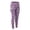 Purple, variant on Ichuanyi Womens Yoga Pants, Ladies High Waist Sports Pants Yoga Fitness Skin-friendly Nude Double-sided Hip-lifting Sports Trousers