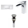 thumbnail image 1 of American Imaginations 48.75-in. W 1 Hole Ceramic Top Set In White Color - Overflow Drain Incl. AI-29964, 1 of 9