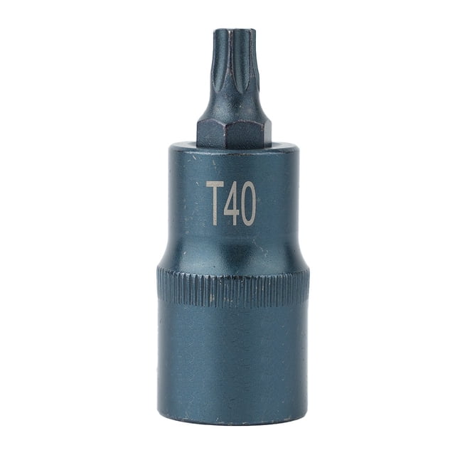 Torx Screwdriver Bit Tool 1/2inch Socket Bits Adapter T40 Adapter Hand Tool