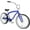 Blue, variant on Tracer Avalon Beach Cruiser Bike for Adult, 26 inch Wheel, Coaster Brake, 1-speed, 3.0 fat tire, Red