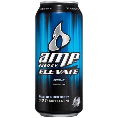 AMP Energy Elevate Blast Of Mixed Berry Energy Drink, 16 Fl. Oz
