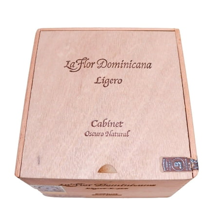 La Flor Dominicana Ligero L-500 Empty Wood Cigar Box 6.5" x 6.25" x 4.5"
