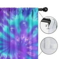 thumbnail image 4 of Blackout Kids Curtains,Purple Blue Tie Dye Pattern Childrens Insulated Curtains Set Of 2,Bedroom Essentials,Toddler Room Decor 42"x63", 4 of 5