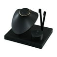 thumbnail image 3 of Segolike Jewelry Display Set Elegant Necklace Bust Holder for Vanity Woman Trade Show Black, 3 of 8