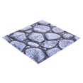 thumbnail image 3 of Adhesivo de pared con diseño de ladrillo 3D, decoración de calcomanía autoadhesiva de PVC (piedra negra) Tmvgtek Para estrenar, 3 of 6