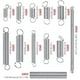 thumbnail image 3 of Kit surtido de resortes de alta elasticidad, resortes de compresión y extensión de acero galvanizado, superficie lisa duradera y resistente a la corrosión, fácil almacenamiento para electrodomésticos, 3 of 5