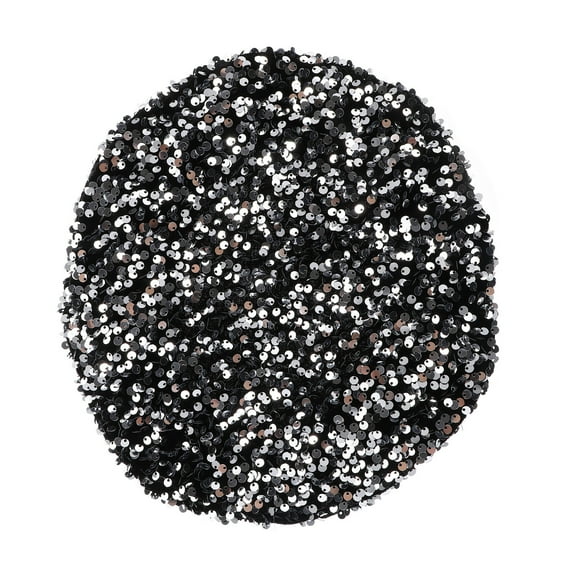 2 Pcs Sequined Beret Trendy Cap Outfits Women's Child Silver