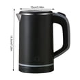 thumbnail image 1 of Hervidor eléctrico de 0,8 l con apagado automático y protección para ebullición y secado sin Bpa para té y café, 1 of 2