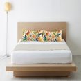 thumbnail image 6 of Yayeee Pillowcase King Size Set of 2 Satin Wrinkle Resistant Pillow Case, Orange Leaves, 6 of 7