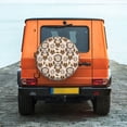 thumbnail image 6 of Salouo Retro Dreamcatcher Print Spare Tire Cover 14-17 inch Spare Tire Protector Universal Tough Tire Wheel Cover for Trailer SUV and Truck-, 6 of 6