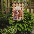 thumbnail image 2 of Carolines Treasures SC9675GF Red Miniature Poodle Fall Leaves Flag Garden Size, 2 of 3