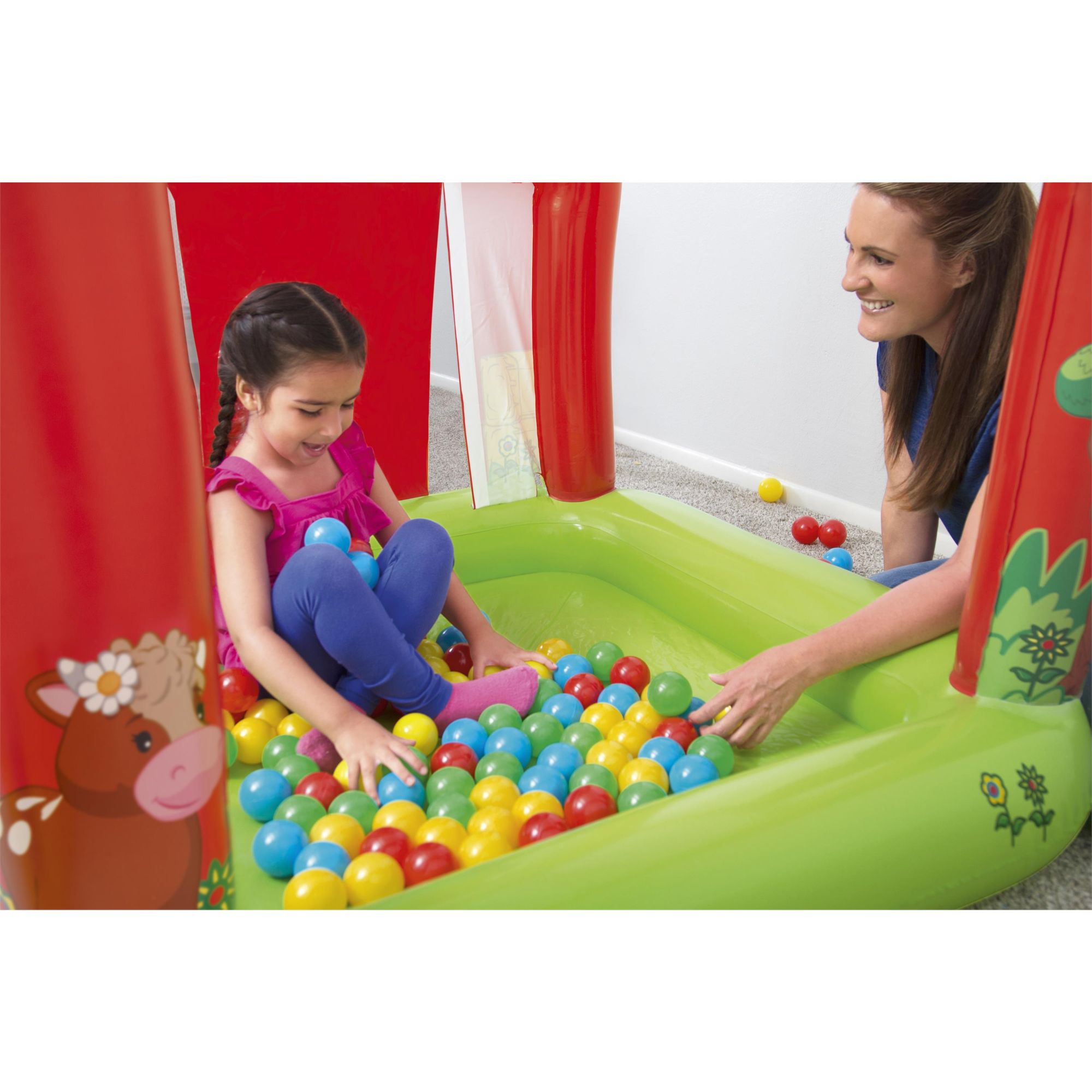 Little People™ 47 x 47 x 49 Inch Barn Ball Pit - image 5 of 6