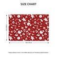thumbnail image 2 of Placemats Set of 4 / 6, Red Christmas Cheer. Placemats for Dining Table Indoor/Outdoors Heat Resistant Washable Placemats 18" x 12", 2 of 8