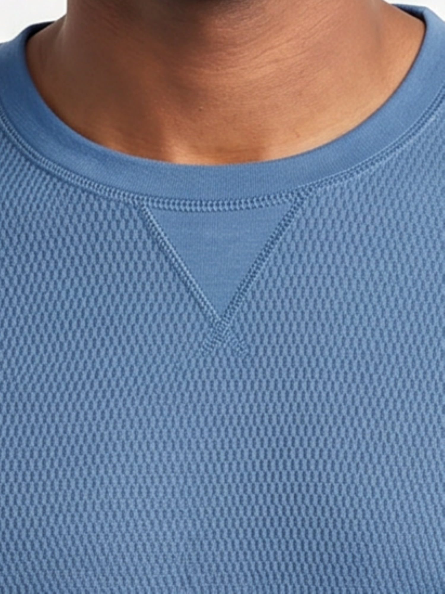 Hanes Men's Long Sleeve Cozy Brushed Raschel Sleep Top, Sizes S-2XL
